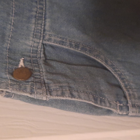 Forest and Hues Kids Light Denim Bib Overalls - Picture 3 of 10